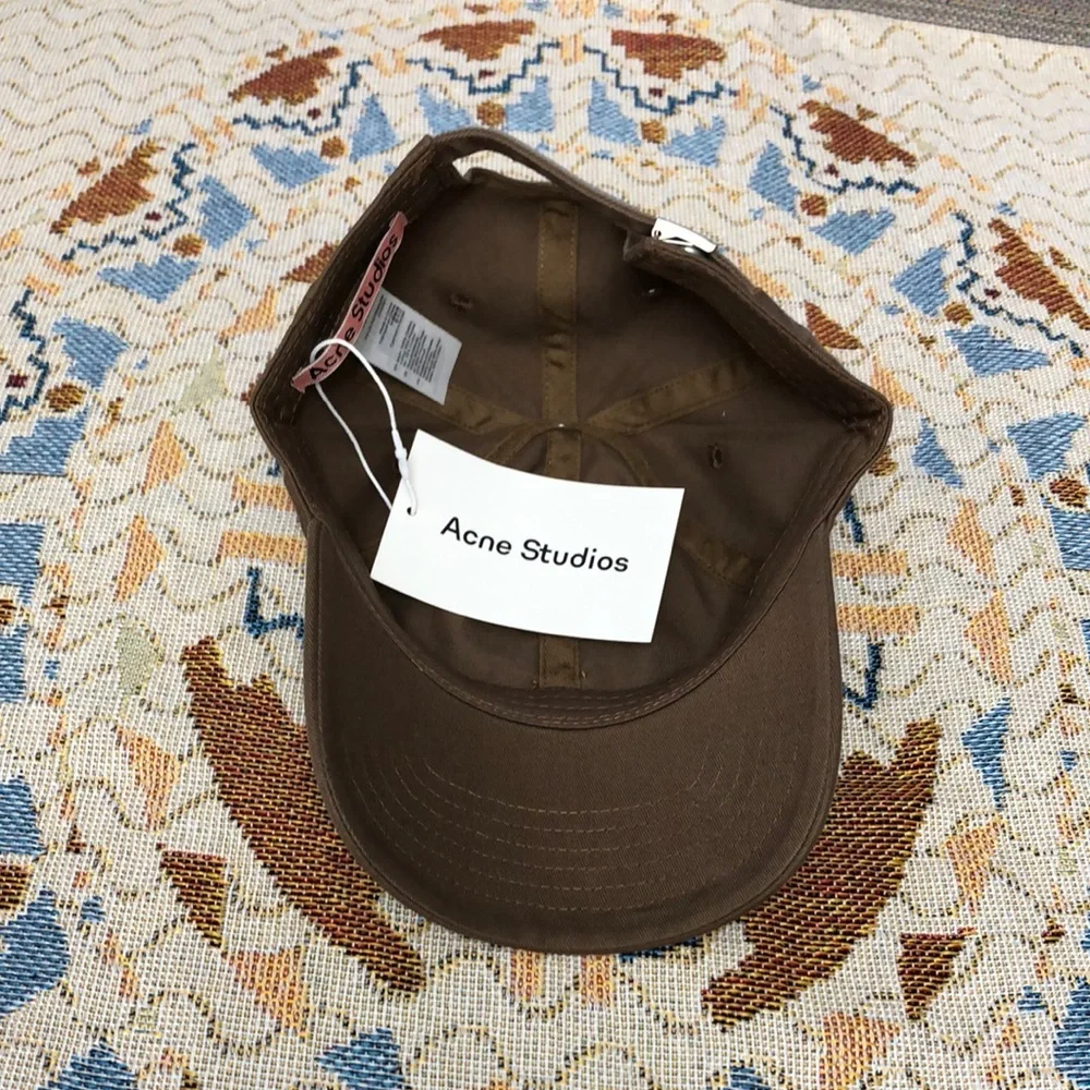 Acne Brown and Silver Minimalist Hat - Picture 5 of 6